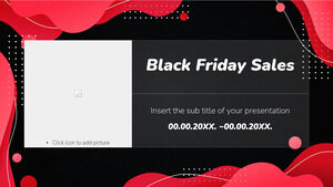 Modelo de apresentação gratuita Black Friday Sales – Tema do Google Slides e modelo de PowerPoint