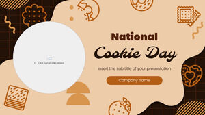 全國餅乾日免費演示模板 - Google 幻燈片主題和 PowerPoint 模板