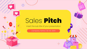 Bezpłatny szablon prezentacji Sales Pitch Deck — motyw Prezentacji Google i szablon programu PowerPoint