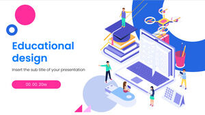 Przydatny projekt dla edukacji Szablon bezpłatnej prezentacji - Motyw prezentacji Google i szablon PowerPoint