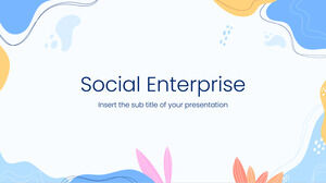 Modelo de apresentação gratuita de empresa social – Tema do Google Slides e modelo de PowerPoint