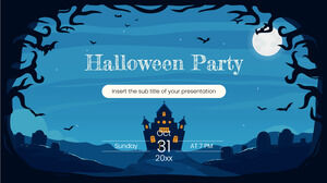 Happy Halloween Greetings Free Presentation Template - سمة Google Slides و PowerPoint Template