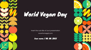 Modelo de apresentação gratuita do Dia Mundial do Veganismo – Tema do Google Slides e modelo de PowerPoint