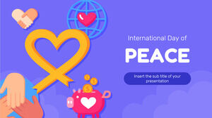 قالب عرض تقديمي مجاني ليوم السلام - سمة غوغل سلايدس ونموذج بوربوينت