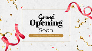 Grand Opening Soon Free Presentation Template – Google Slides Theme and PowerPoint Template
