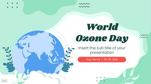 세계 오존의 날 무료 프레젠테이션 템플릿 - Google 슬라이드 테마 및 파워포인트 템플릿