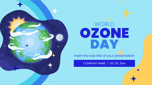 Ozon Günü Ücretsiz Sunum Şablonu – Google Slaytlar Teması ve PowerPoint Şablonu