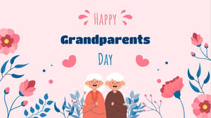 祖父母节快乐免费演示模板 - Google 幻灯片主题和 PowerPoint 模板