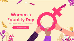 婦女平等日免費演示模板 - Google 幻燈片主題和 PowerPoint 模板