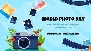 世界写真デーの無料プレゼンテーション テンプレート – Google スライドのテーマと PowerPoint テンプレート
