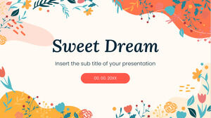 Șablon de prezentare gratuit Sweet Dream – Tema Prezentări Google și șablon PowerPoint