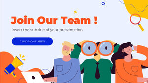 توظيف قالب عرض تقديمي مجاني للتوظيف - سمة Google Slides و PowerPoint Template