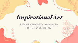 Modello di presentazione gratuito di Inspirational Art - Tema di Presentazioni Google e modello di PowerPoint