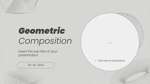 Бесплатный шаблон презентации «Геометрическая композиция» — тема Google Slides и шаблон PowerPoint