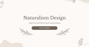 Modello di presentazione gratuito di Naturalism Design - Tema di Presentazioni Google e modello di PowerPoint