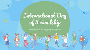 Kostenlose Präsentationsvorlage zum Internationalen Tag der Freundschaft – Google Slides-Design und PowerPoint-Vorlage