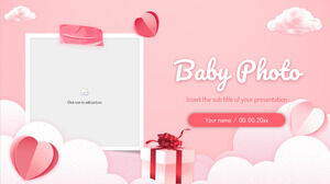 Plantilla de presentación gratuita de foto de bebé – Tema de Google Slides y plantilla de PowerPoint
