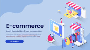 Kostenlose E-Commerce-Präsentationsvorlage – Google Slides-Design und PowerPoint-Vorlage