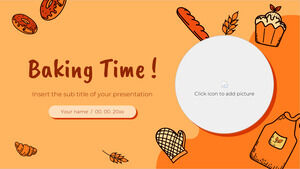 烘焙时间免费演示模板 - Google 幻灯片主题和 PowerPoint 模板