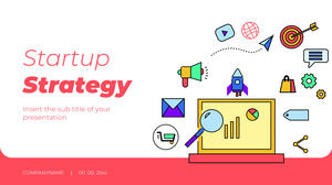 Бесплатный шаблон презентации «Стратегия стартапа» — тема Google Slides и шаблон PowerPoint