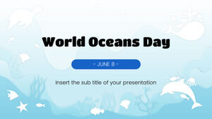 قالب عرض تقديمي مجاني لليوم العالمي للمحيطات - سمة Google Slides و PowerPoint Template