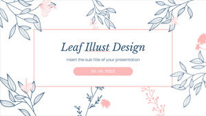 Leaf Illust Kostenlose Präsentationsvorlage – Google Slides-Design und PowerPoint-Vorlage