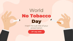 世界无烟日免费演示模板 - Google 幻灯片主题和 PowerPoint 模板