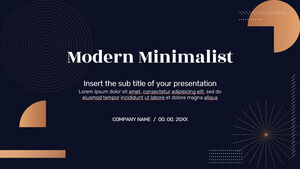 Современные минималистичные бесплатные шаблоны презентаций — тема Google Slides и шаблон PowerPoint