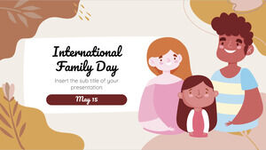 Șablon de prezentare gratuit pentru Ziua Internațională a Familiei – Tema Prezentări Google și șablon PowerPoint