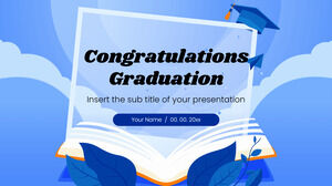 祝贺毕业免费演示模板 - Google 幻灯片主题和 PowerPoint 模板