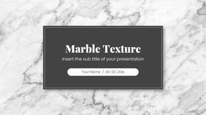 Modelo de apresentação grátis de textura de mármore – Tema do Google Slides e modelo de PowerPoint