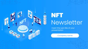 NFT Bülteni Ücretsiz Sunum Şablonu – Google Slaytlar Teması ve PowerPoint Şablonu