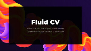 Fluid CV Ücretsiz Sunum Şablonu – Google Slaytlar Teması ve PowerPoint Şablonu