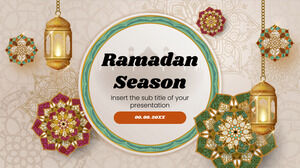 Ramazan Mevsimi Ücretsiz Sunum Şablonu – Google Slaytlar Teması ve PowerPoint Şablonu