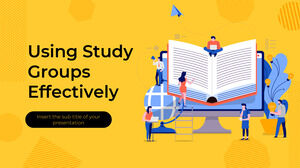 Utilisation efficace des groupes d'étude Modèle de présentation gratuit - Thème Google Slides et modèle PowerPoint