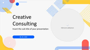 Бесплатный шаблон презентации Creative Consulting – тема Google Slides и шаблон PowerPoint
