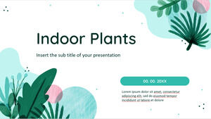 室內植物免費演示模板 - Google 幻燈片主題和 PowerPoint 模板