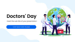 Modelo de apresentação gratuita do Dia do Médico – Tema do Google Slides e modelo de PowerPoint