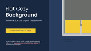 Flat Cozy Background 無料プレゼンテーション テンプレート – Google スライド テーマと PowerPoint テンプレート