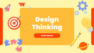 Modèle de présentation gratuit Design Thinking - Thème Google Slides et modèle PowerPoint
