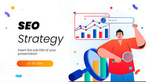Strategie SEO Design gratuit de prezentare pentru tema Google Slides și șablon PowerPoint