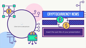 Cryptocurrency News Free Presentation Design for Google Slides theme and PowerPoint Template