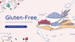 Google Slaytlar teması ve PowerPoint Şablonu için Ulusal Glutensiz Gün Ücretsiz Sunum Tasarımı