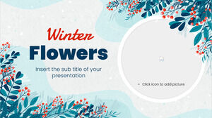 Winterblumen Kostenloses Präsentationsthema