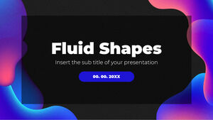 Tema di presentazione gratuito di forme fluide