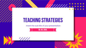 Estrategias de enseñanza Tema de presentación gratuito