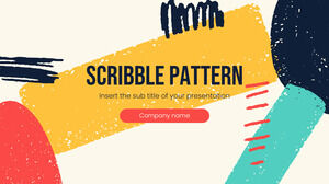 Scribble Pattern ธีมการนำเสนอฟรี