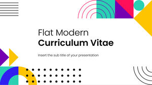 Flat CV Free Presentation Theme