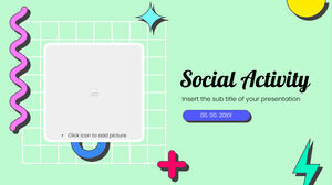 Actividad social Plantilla gratuita de PowerPoint y tema de Google Slides