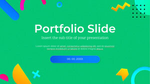 Portfolio Slides Kostenlose PowerPoint-Vorlage und Google Slides-Design